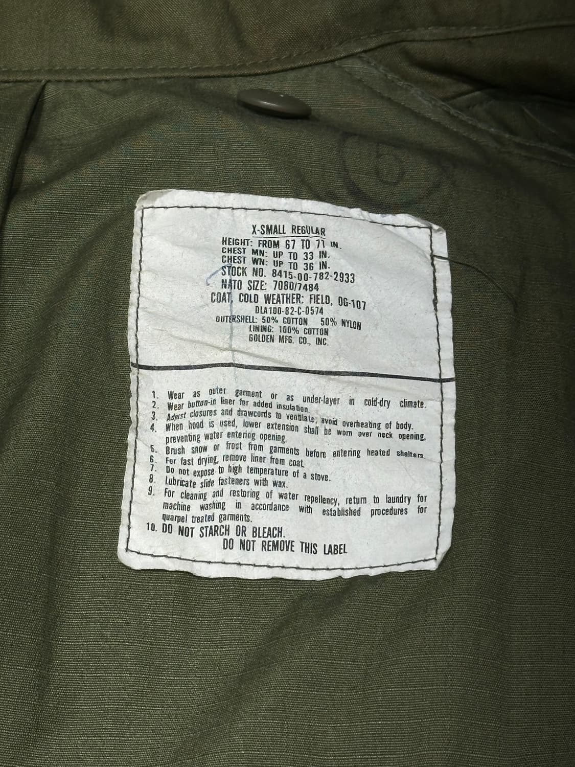 M-65 3세대 필드자켓  상품이미지9