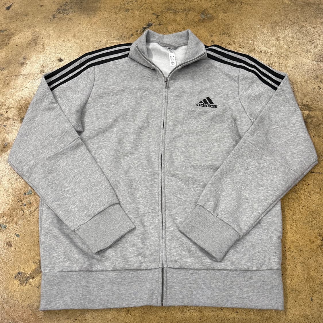 아디다스 회검 코튼 면 져지 트랙탑  상품이미지2