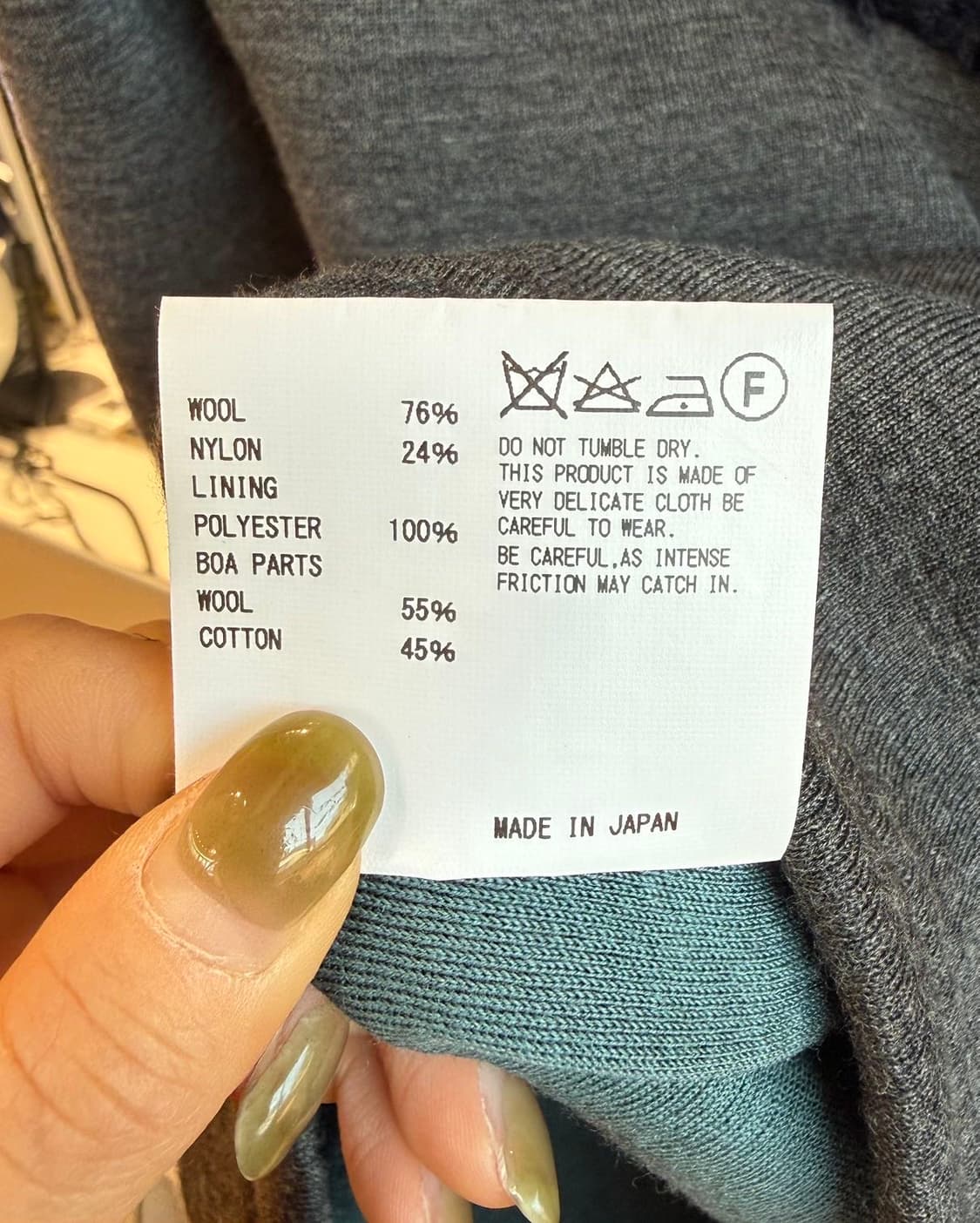 컬러 16aw 차콜 하프 집업 후디 상품이미지10