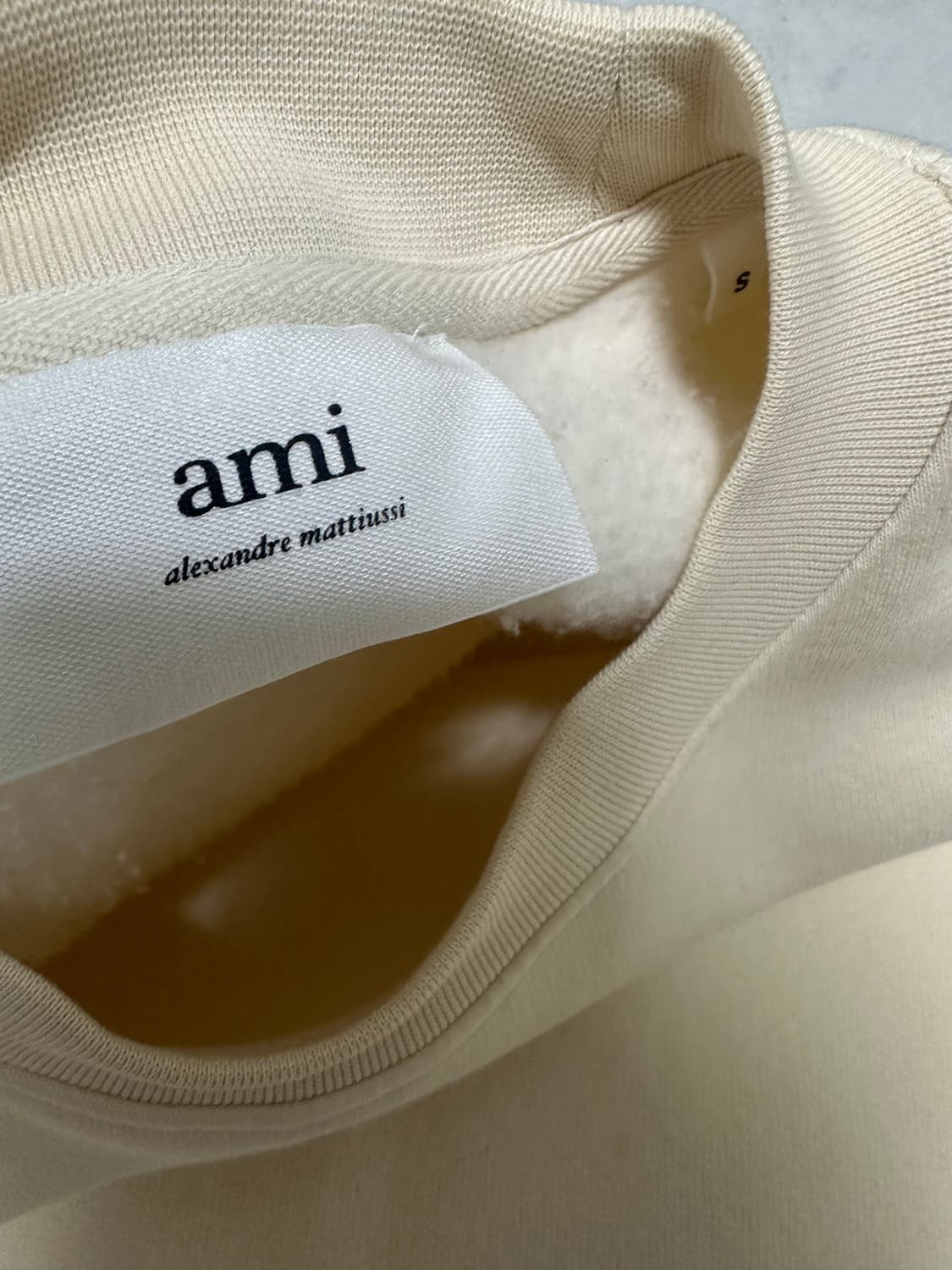 아미 맨투맨 기모 S 상품이미지6