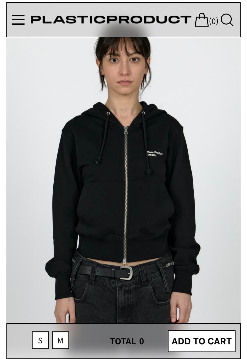 플라스틱트로덕트 Mpa 후드집업 우먼 S 상품이미지1