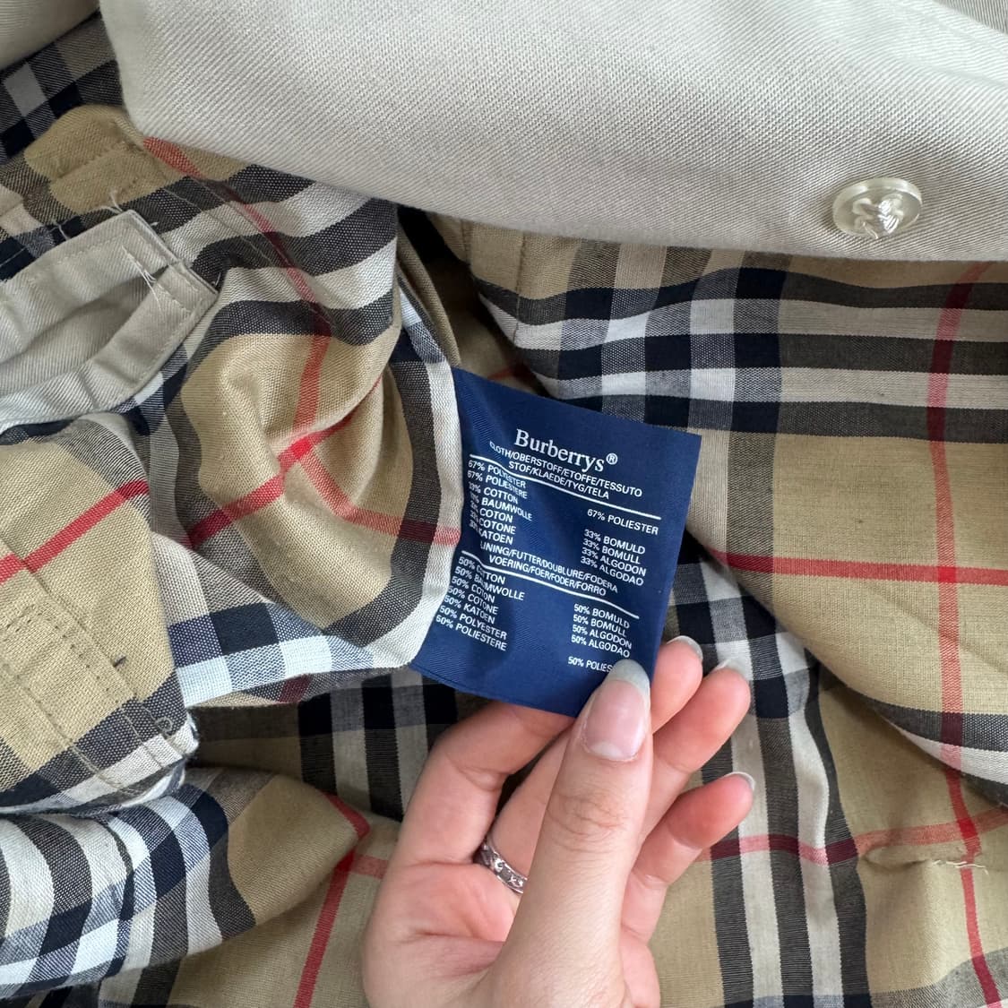 Burberrys 버버리 베이지 트렌치 코트 상품이미지8