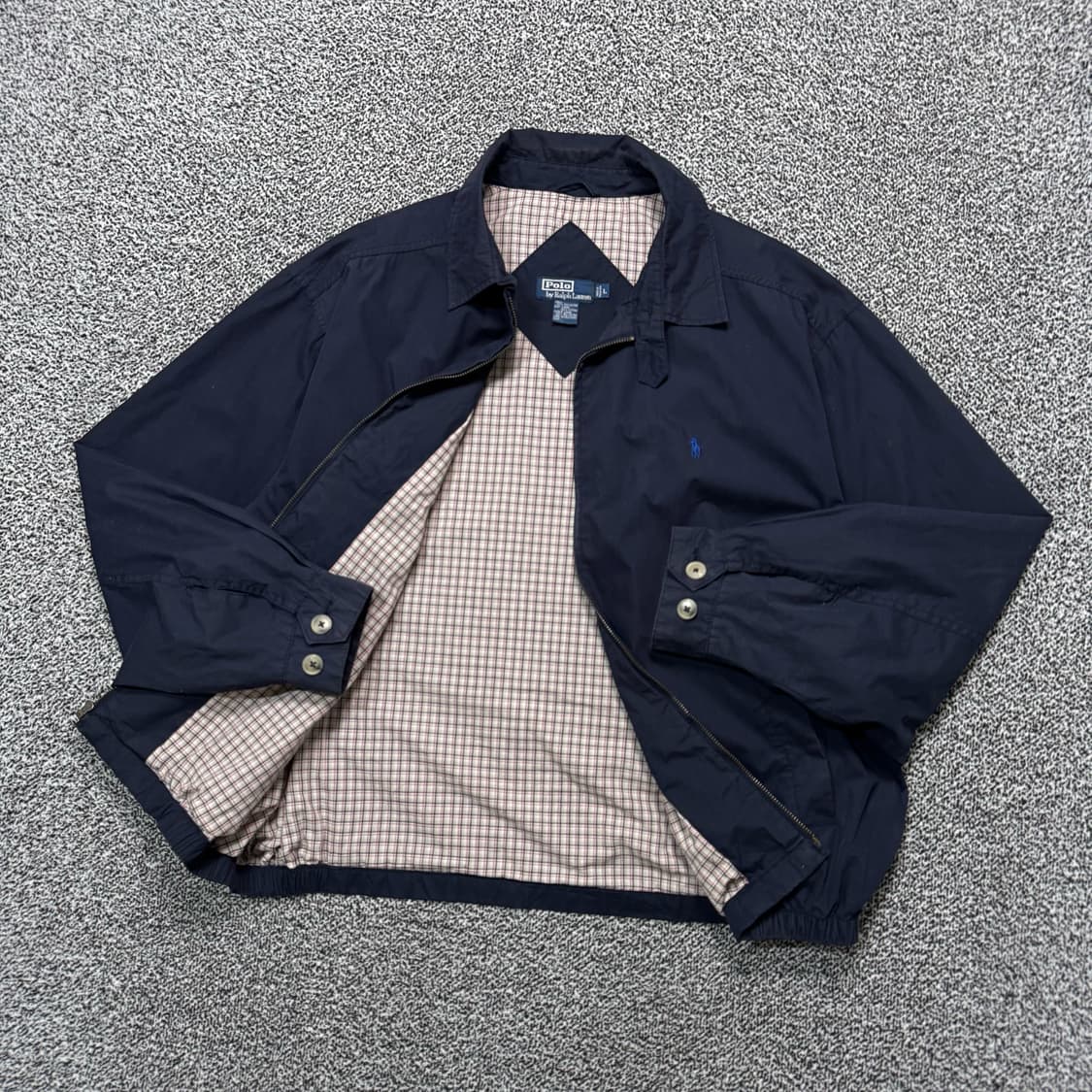 Name : 폴로 랄프로렌 시그니처로고 네이비컬러 블루종 자켓 :)  상품이미지3