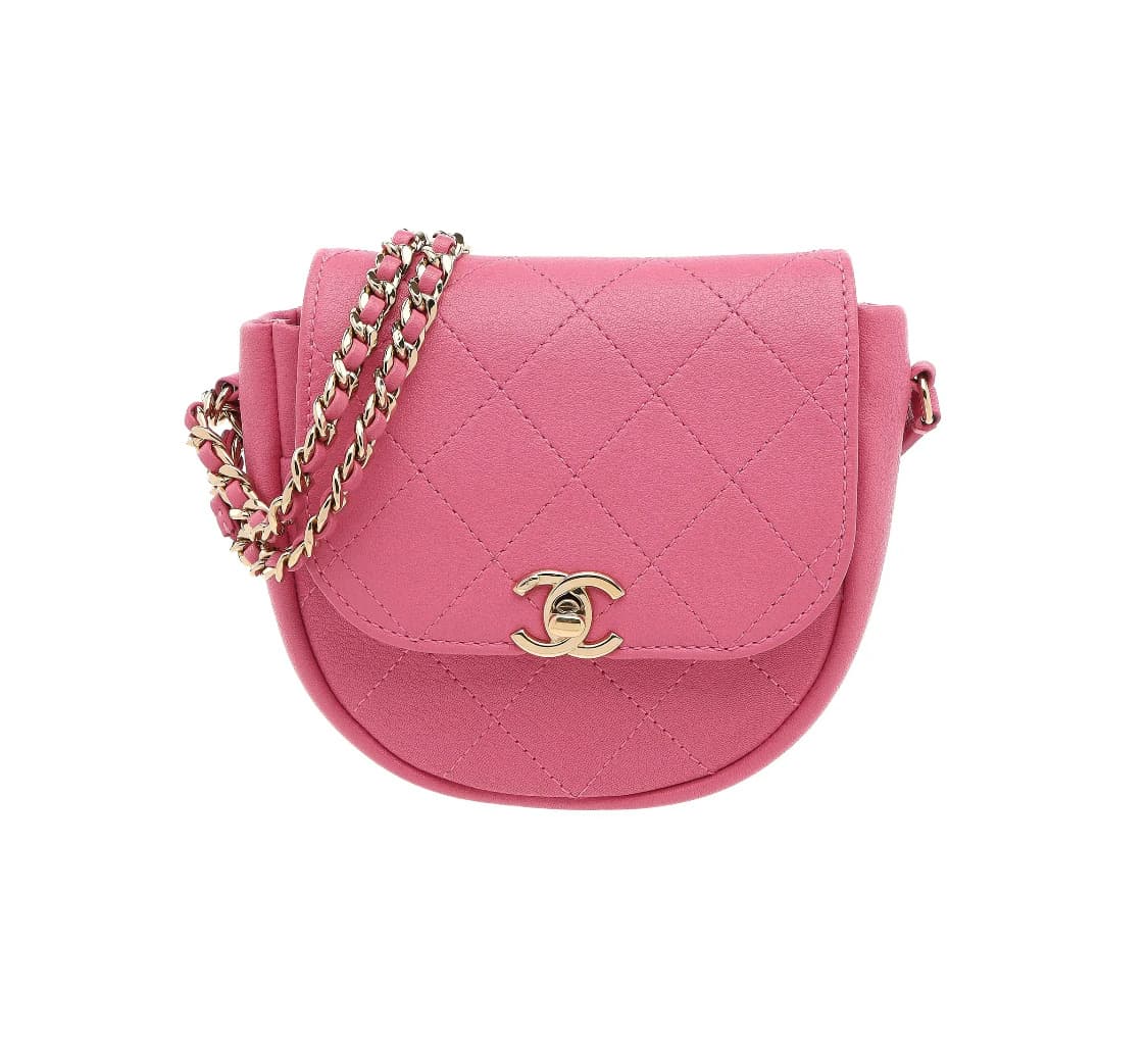 [S급] 샤넬 고트스킨 체인 메신저 크로스백 미니 핑크 판매합니다!!! 상품이미지2