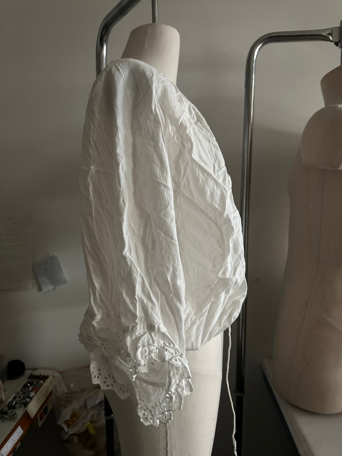 프렌치 레이스 빈티지 블라우스 vintage frencch 상품이미지6