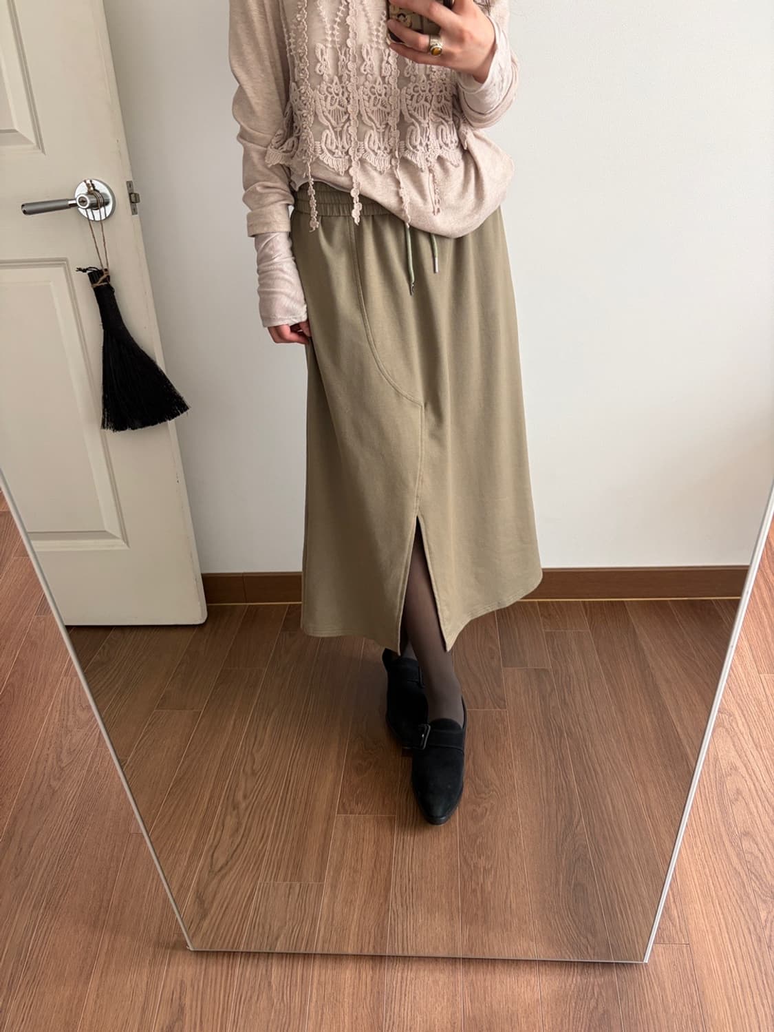 banding long skirt 상품이미지4