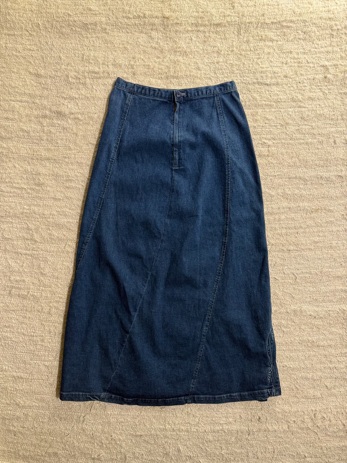 Beaded Stitched Denim Skirt 0257 상품이미지6