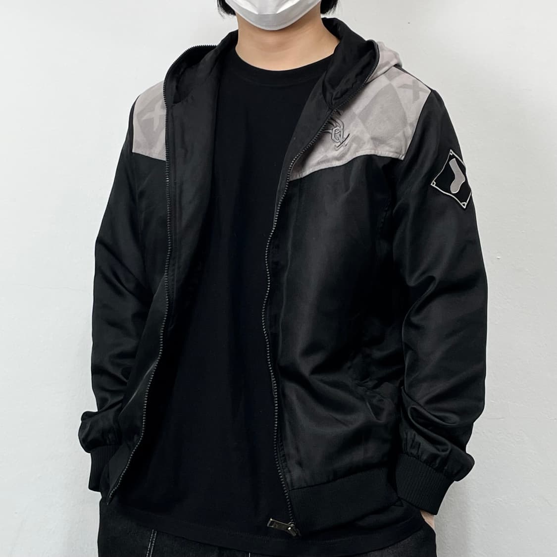 XL MLB 화이트삭스 비대칭 배색 후드 바람막이 상품이미지2