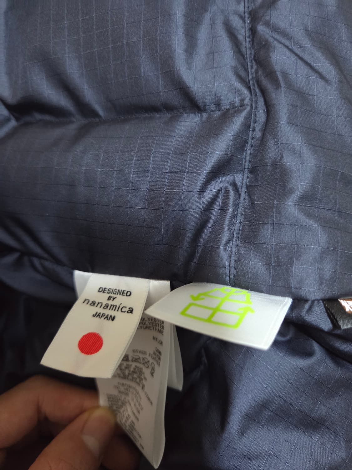 나나미카 숏다운 네이비 M사이즈 상품이미지3