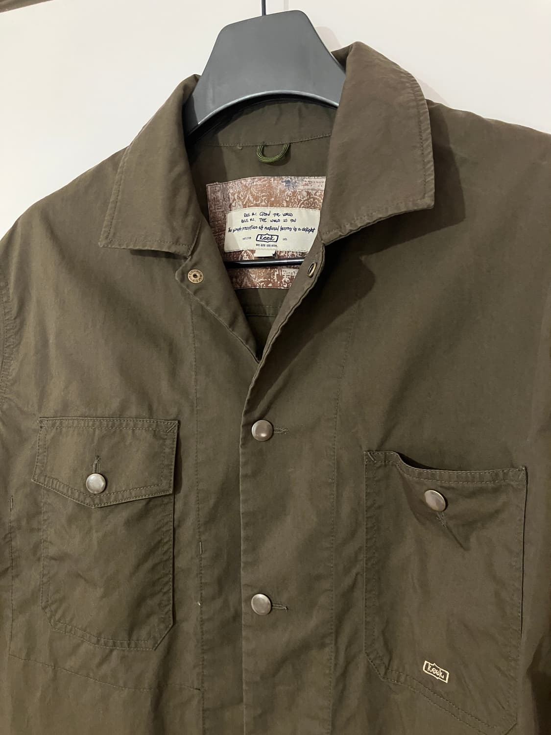 keek khaki shirts 상품이미지3