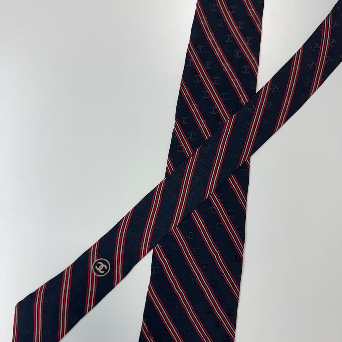 샤넬(CHANEL) 모노그램 명품 정품 넥타이 상품이미지4
