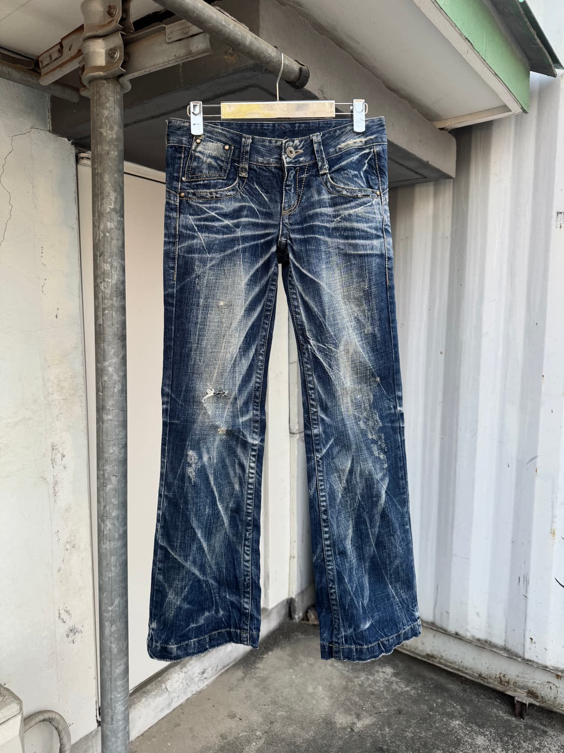 Washed denim pants 상품이미지3