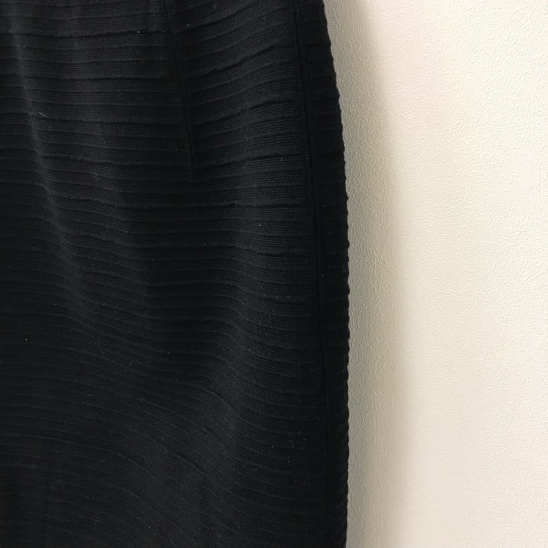 Horizontal Textured Knit Pencil Skirt 상품이미지2