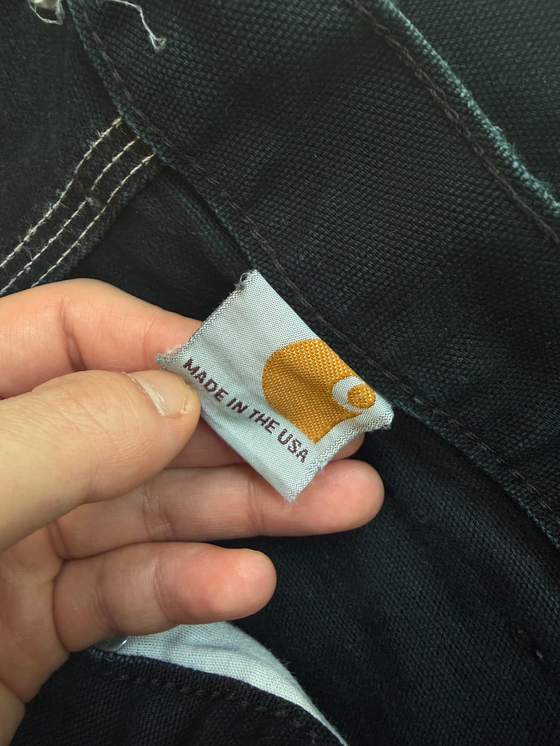 빈티지 칼하트 더블니 usa b01 blk 블랙 32/30 상품이미지8