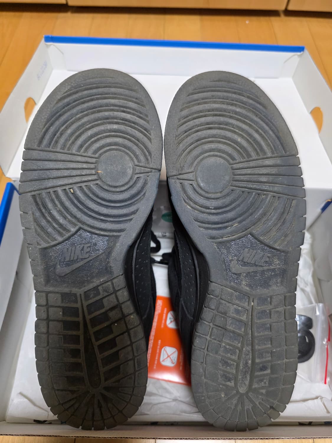 나이키 x 언디핏 덩크 로우 SP 5온 잇 블랙 260 상품이미지7