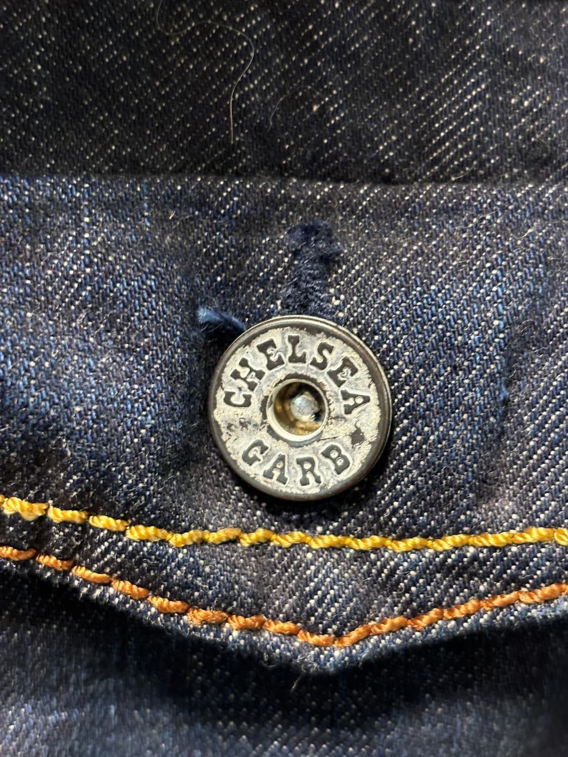 Chelseagarb 하이넥 집업 데님자켓 상품이미지7