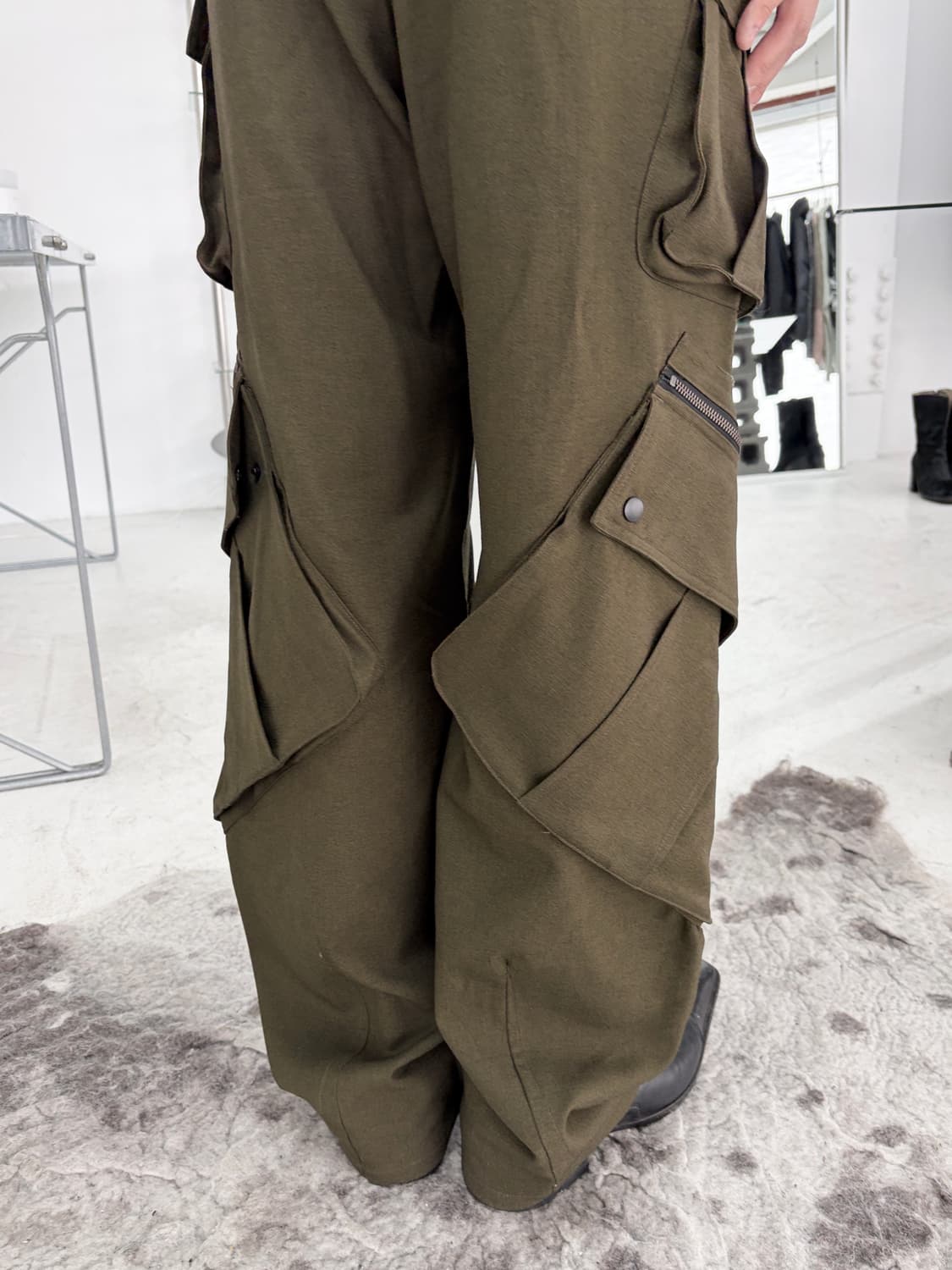 토네이도 마트 커브드 와이드 카고 팬츠 상품이미지3