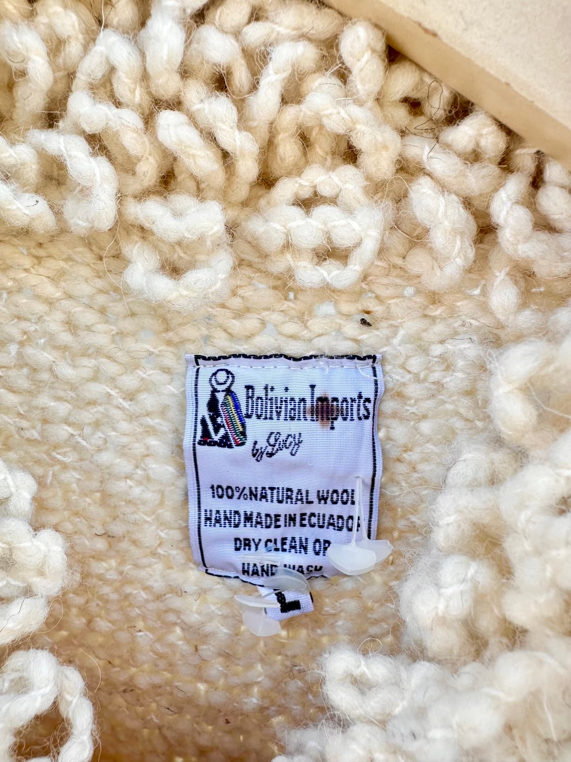 청키한 리얼 에콰도르 가디건 상품이미지5