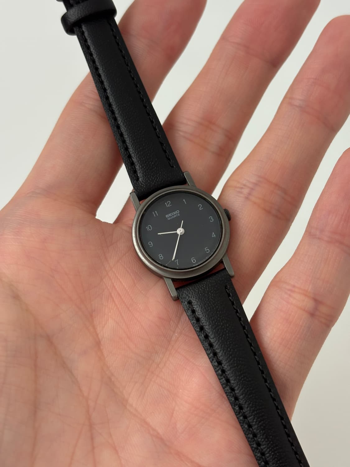1980s Arabic Dial Black Ladies Quartz 상품이미지2