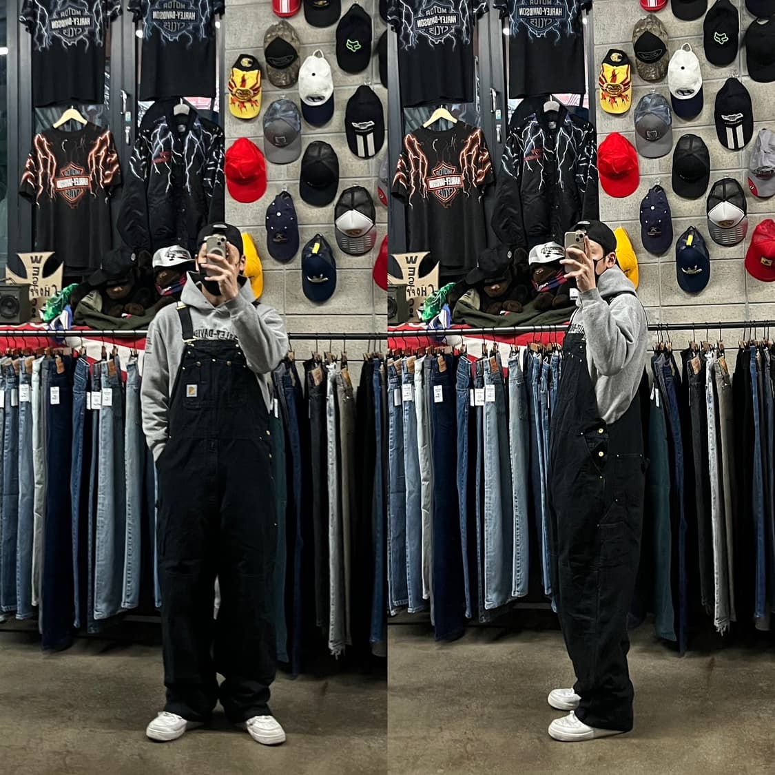 Carhartt 더블니 오버롤  (~38“) 상품이미지1