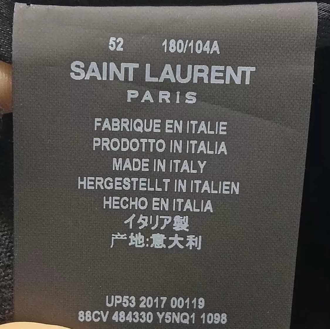 [52] 생로랑 블러드 러스트 L01 레더자켓 상품이미지3