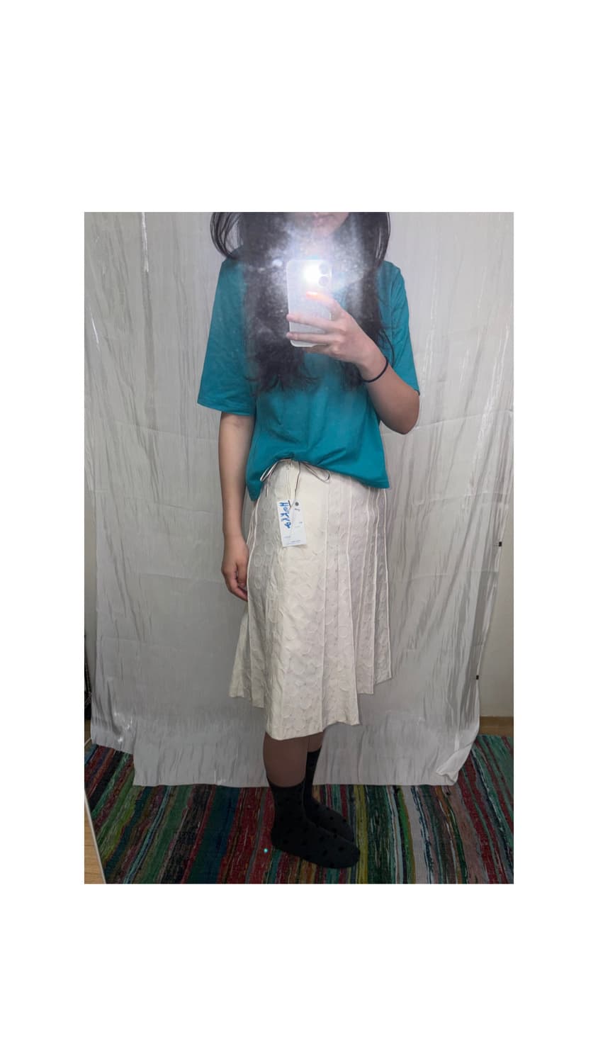 Peacock Ruffle Tee 상품이미지2