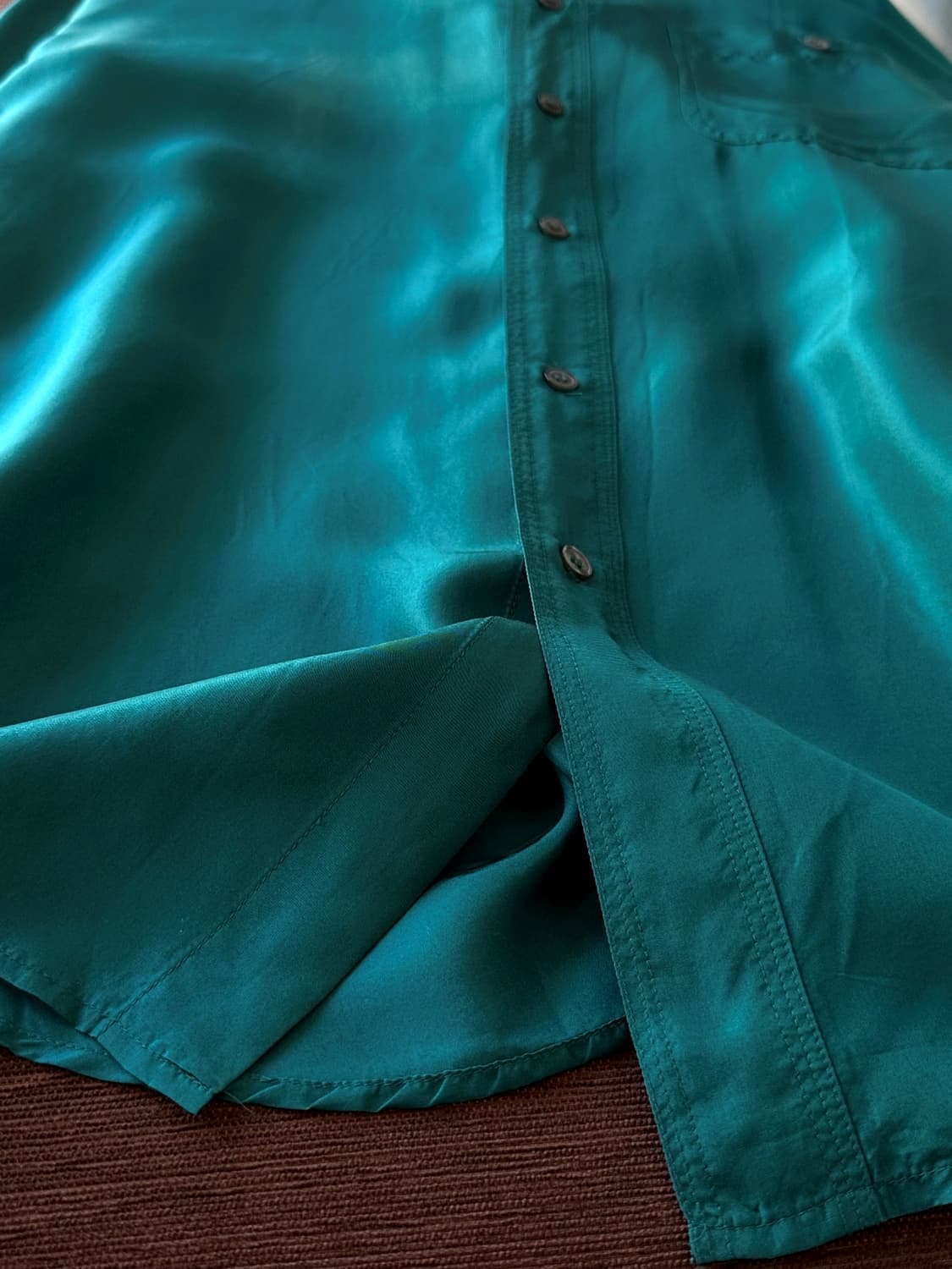 Light silk loose design shirt 상품이미지5