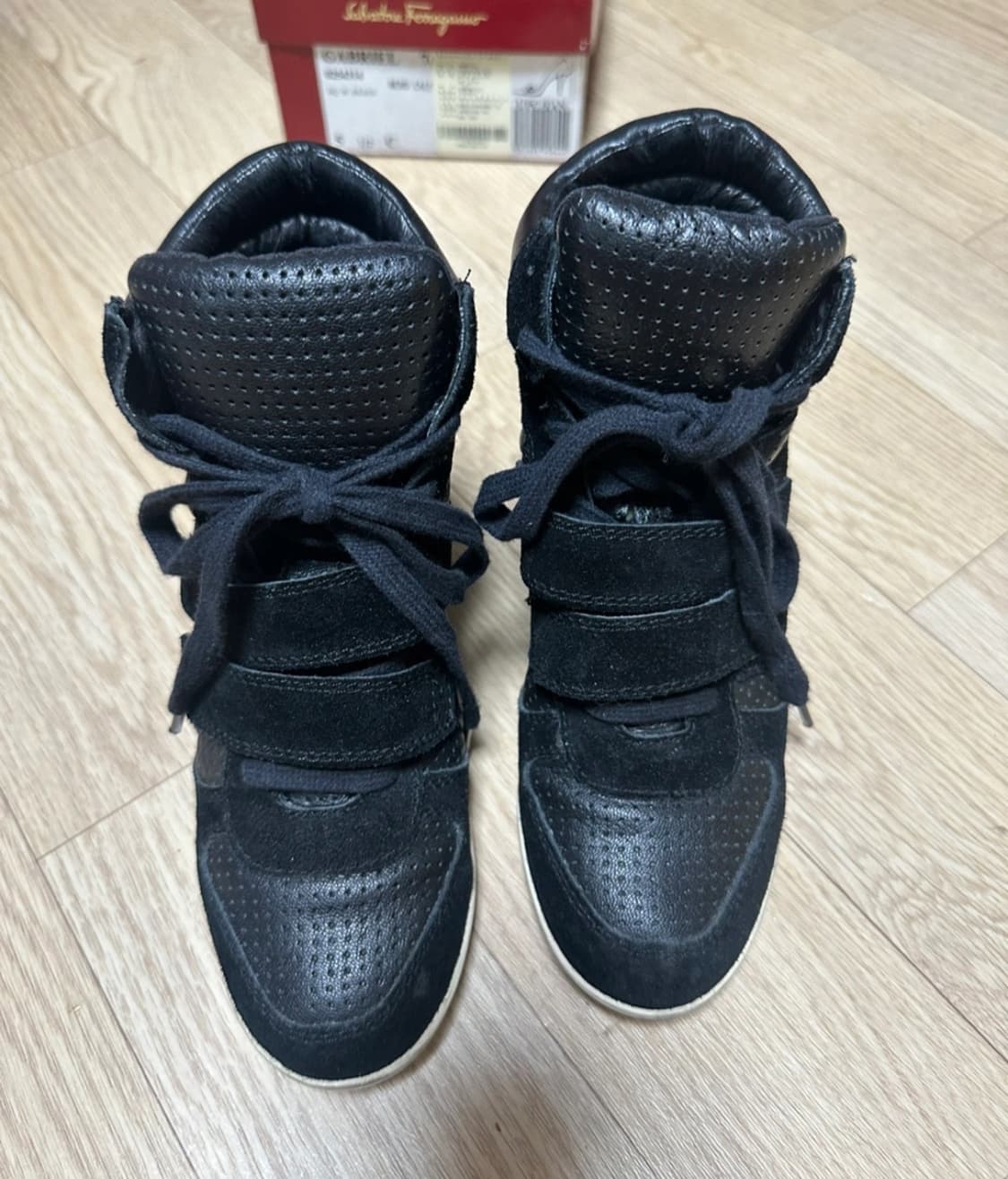 Ash 블랙 웨지힐 상품이미지3