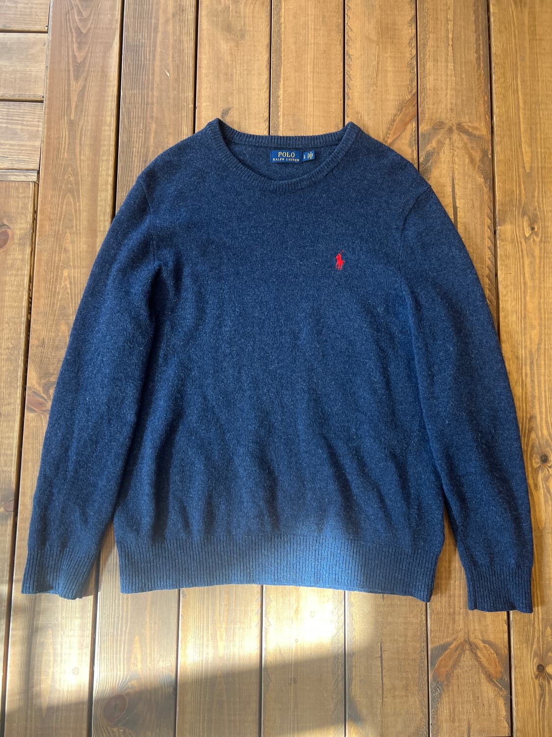 폴로 네이비 오버 니트 상품이미지6