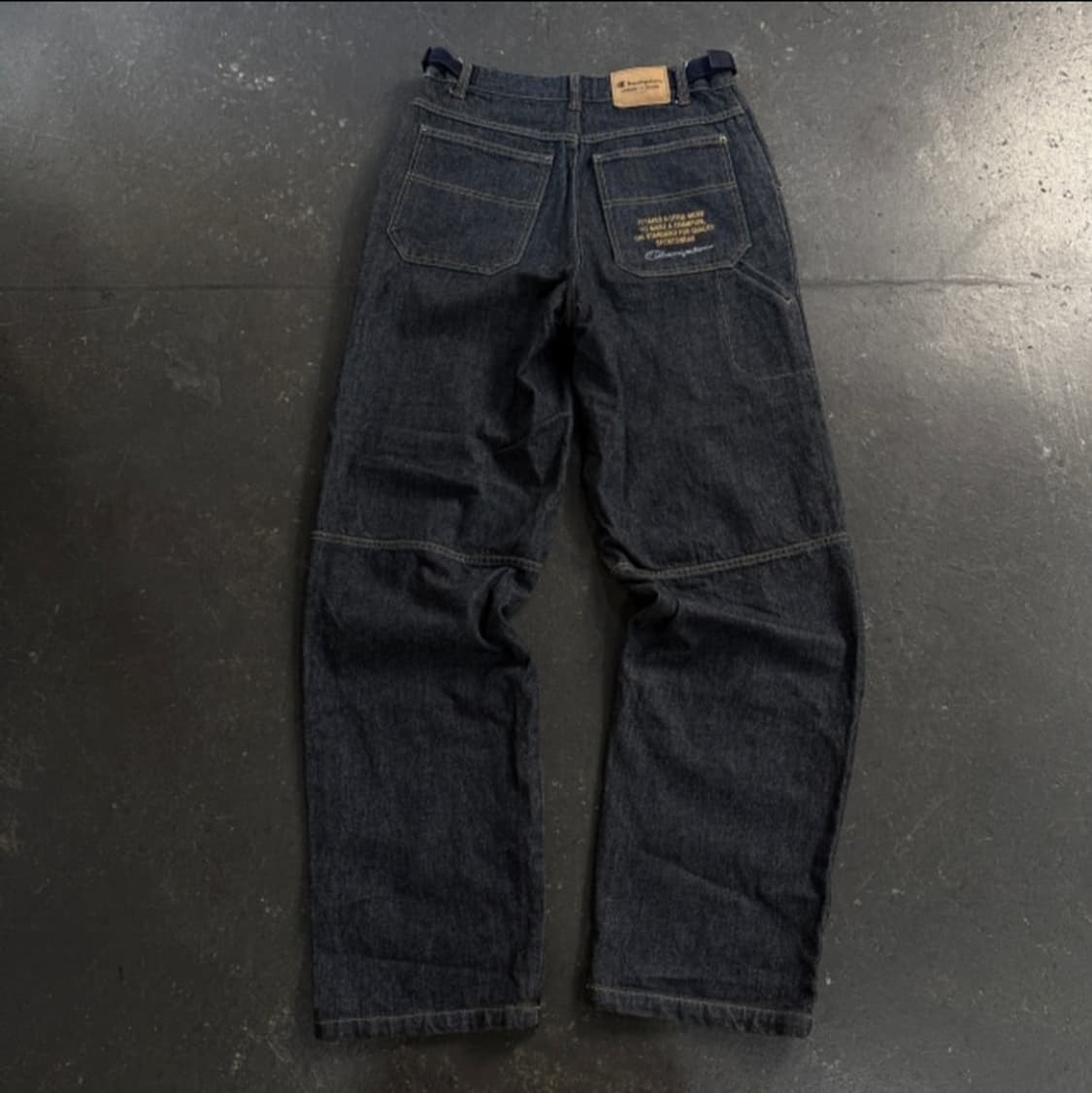 챔피온 절개 데님 바지 상품이미지3