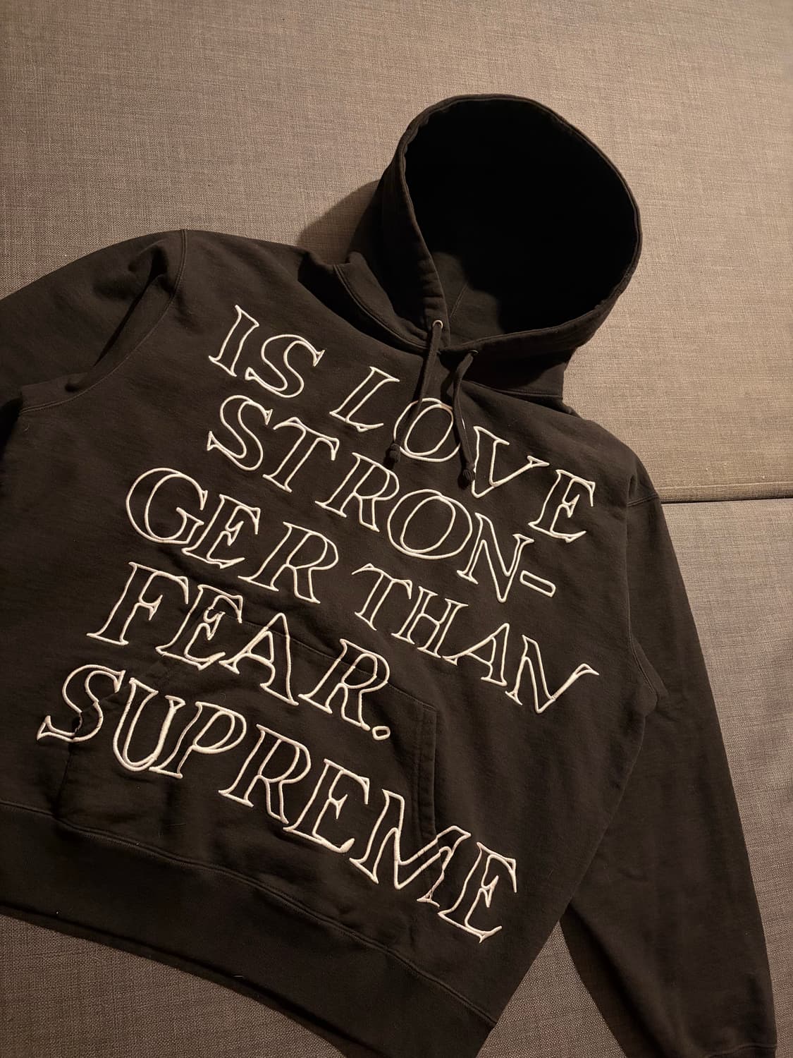 Supreme CPFM Stonger than fear Hoodie 상품이미지1