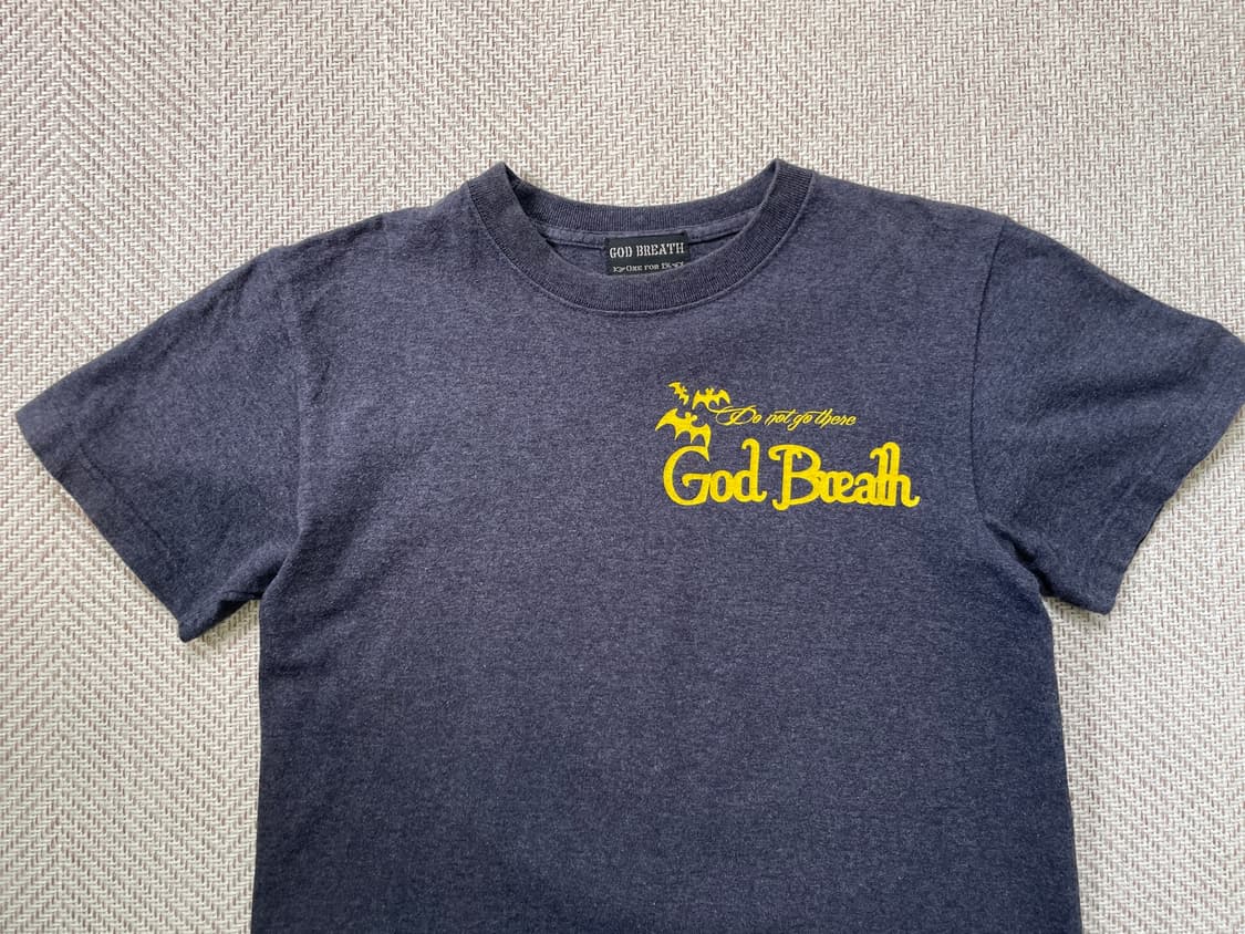 빈티지 god breath 모터사이클 반팔티셔츠  상품이미지5