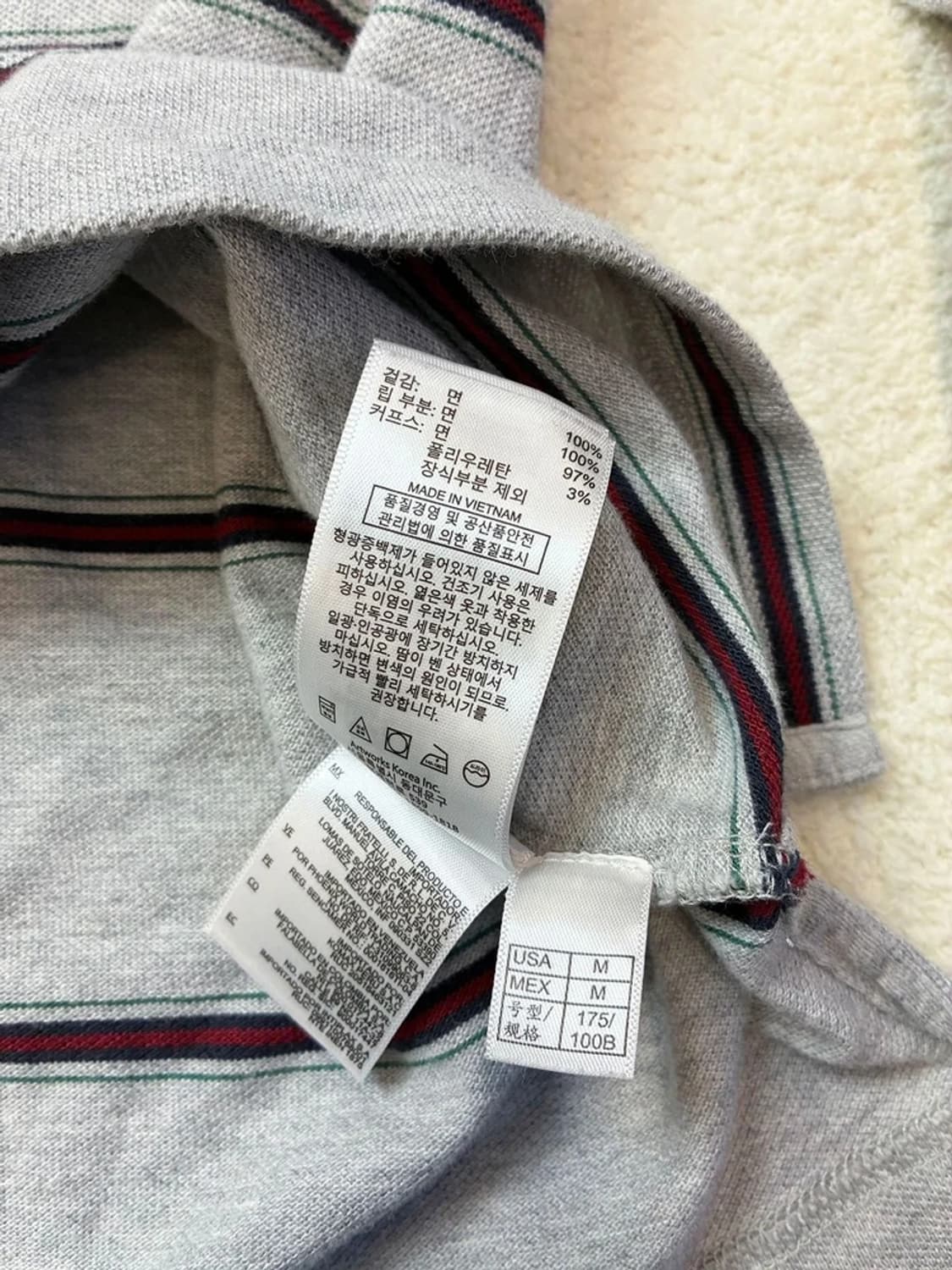 브룩스브라더스 아메리칸 캐쥬얼 스트라이프 카라 롱 슬리브 PN5760 상품이미지8