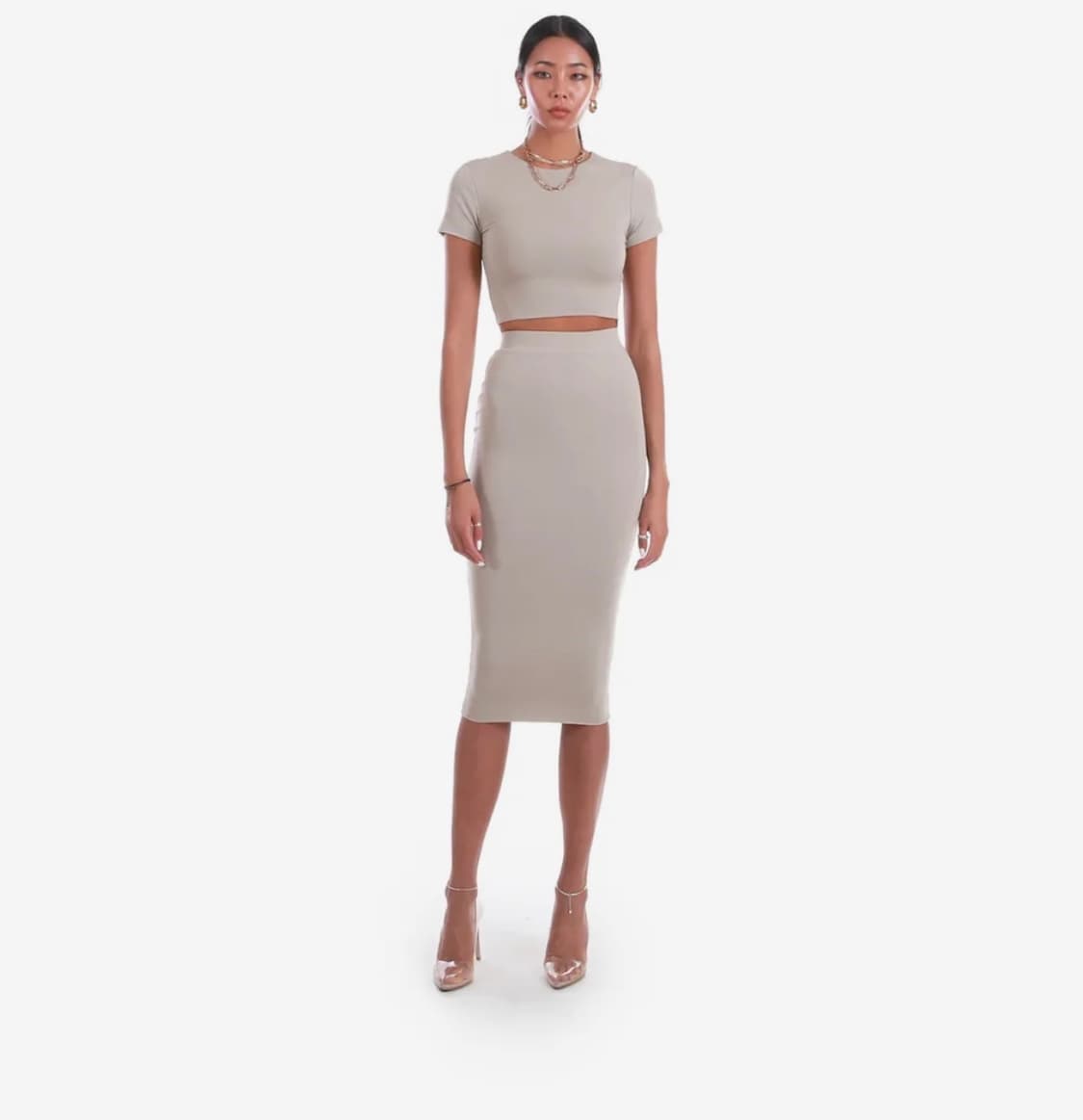 배드블러드 에고 심리스 팬슬 스커트 상품이미지2