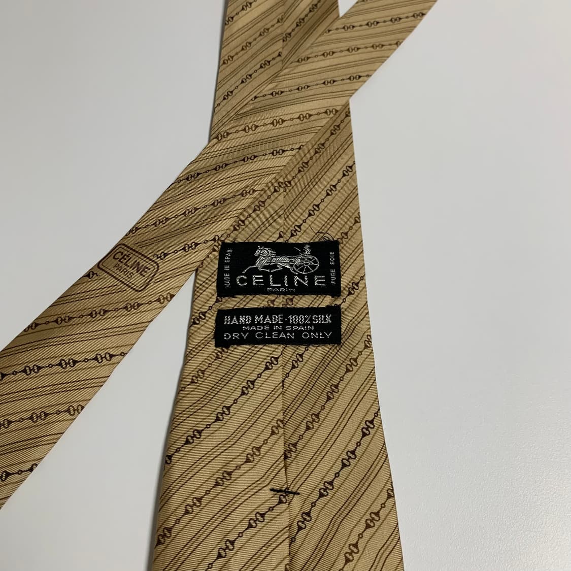 셀린느(CELINE) 빈티지 명품넥타이 결혼식룩 코디 A+등급 8.4cm 상품이미지5