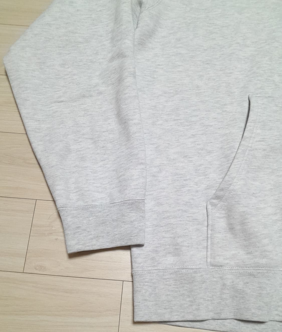 💥오베이 박스로고 후드 그레이 (XL) 
 상품이미지6