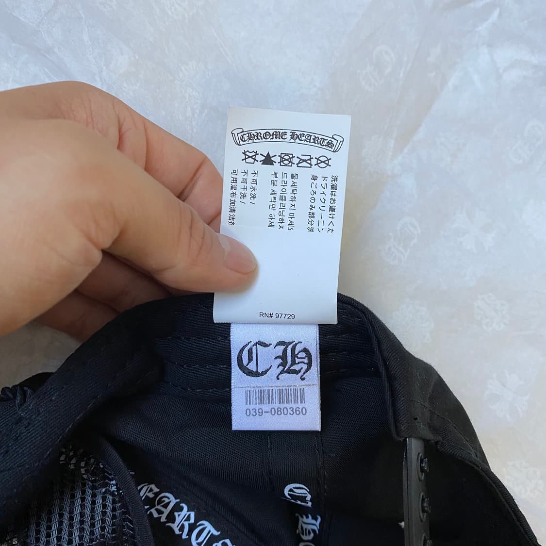 [Free] 크롬하츠 가스스테이션 모자 캡 블랙 상품이미지9