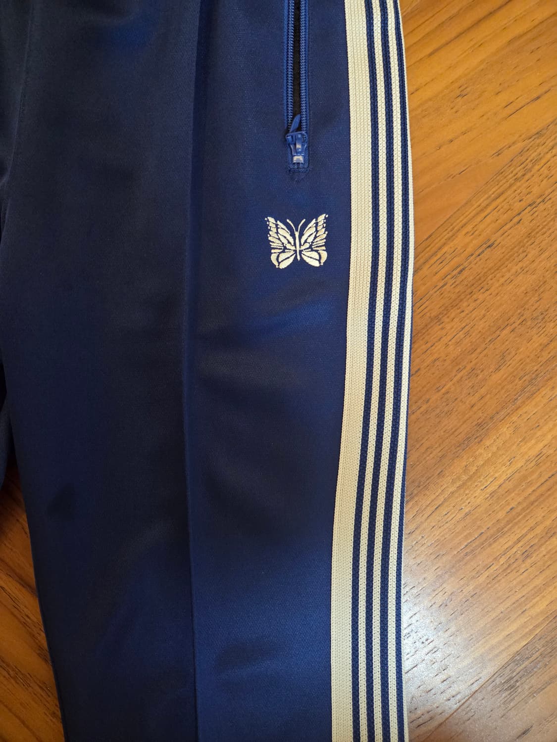 Needles 블루 부츠컷 트랙 팬츠 상품이미지2