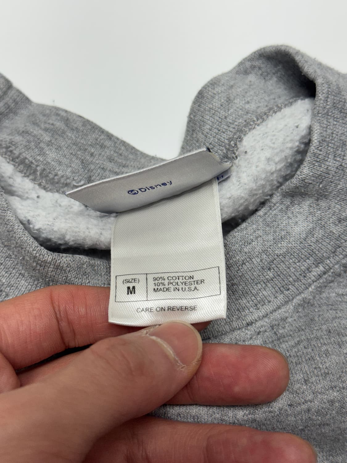 90s 미국 생산 빈티지 디즈니 스웻셔츠 맨투맨 M 실측(L) 상품이미지4