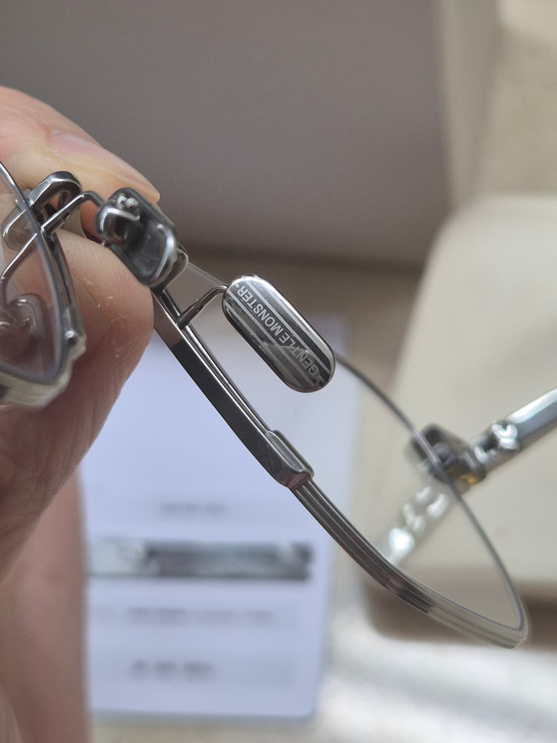 (F)젠틀몬스터 탭탭 KC3 티타늄 안경 상품이미지5