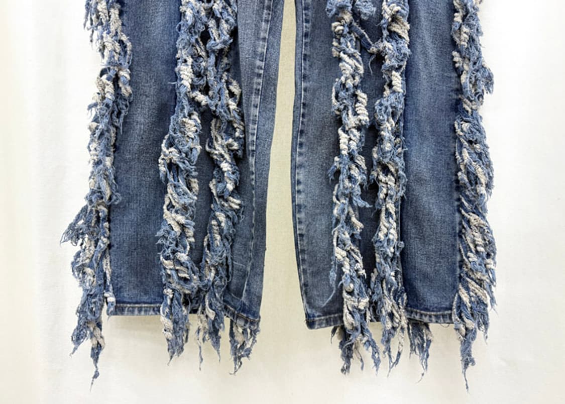 떠그클럽 25FW 엔젤스 데님 팬츠 블루 새상품 상품이미지4