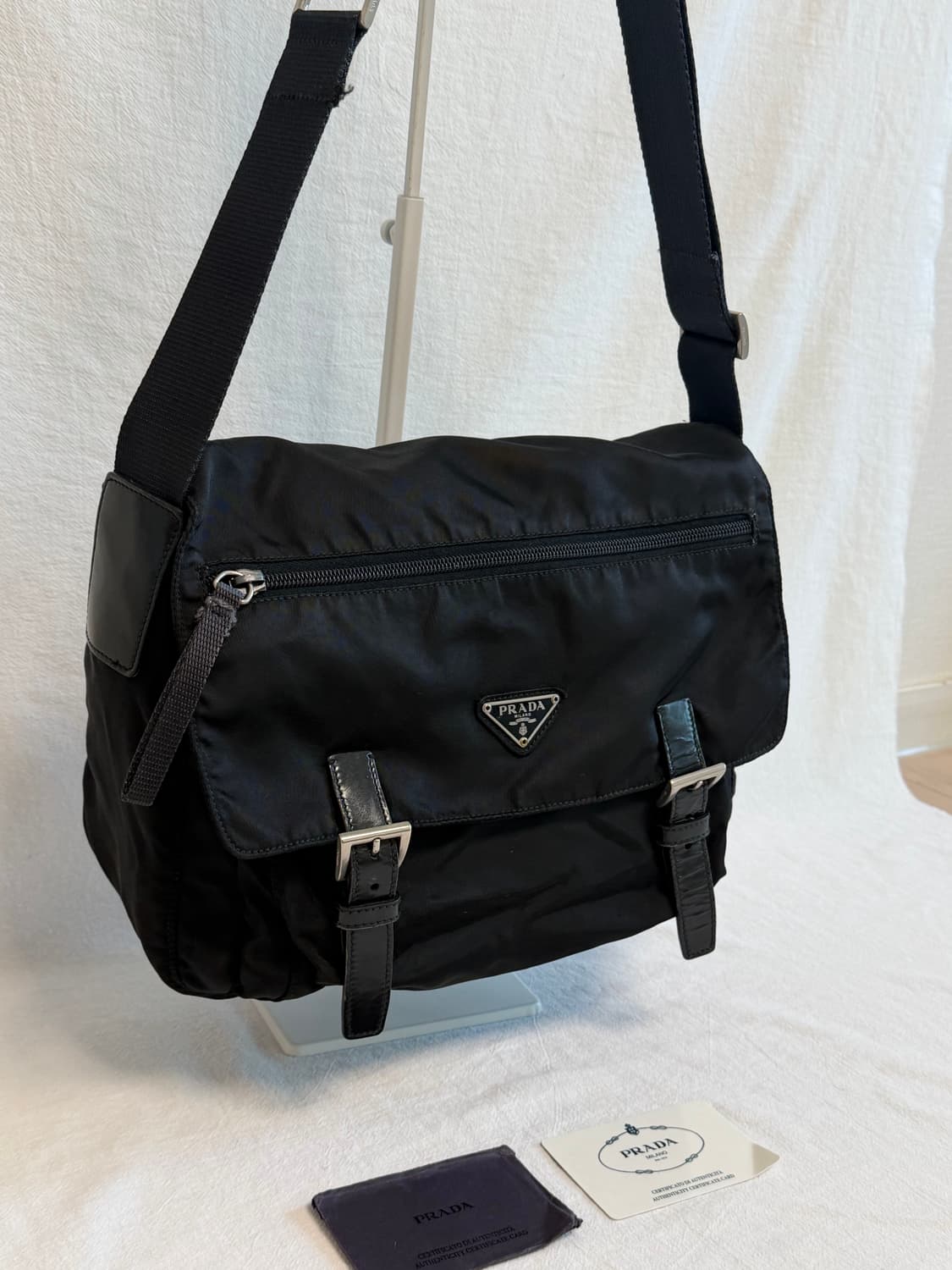정품 프라다 포코노 나일론 메신저백 크로스백 숄더백 상품이미지4