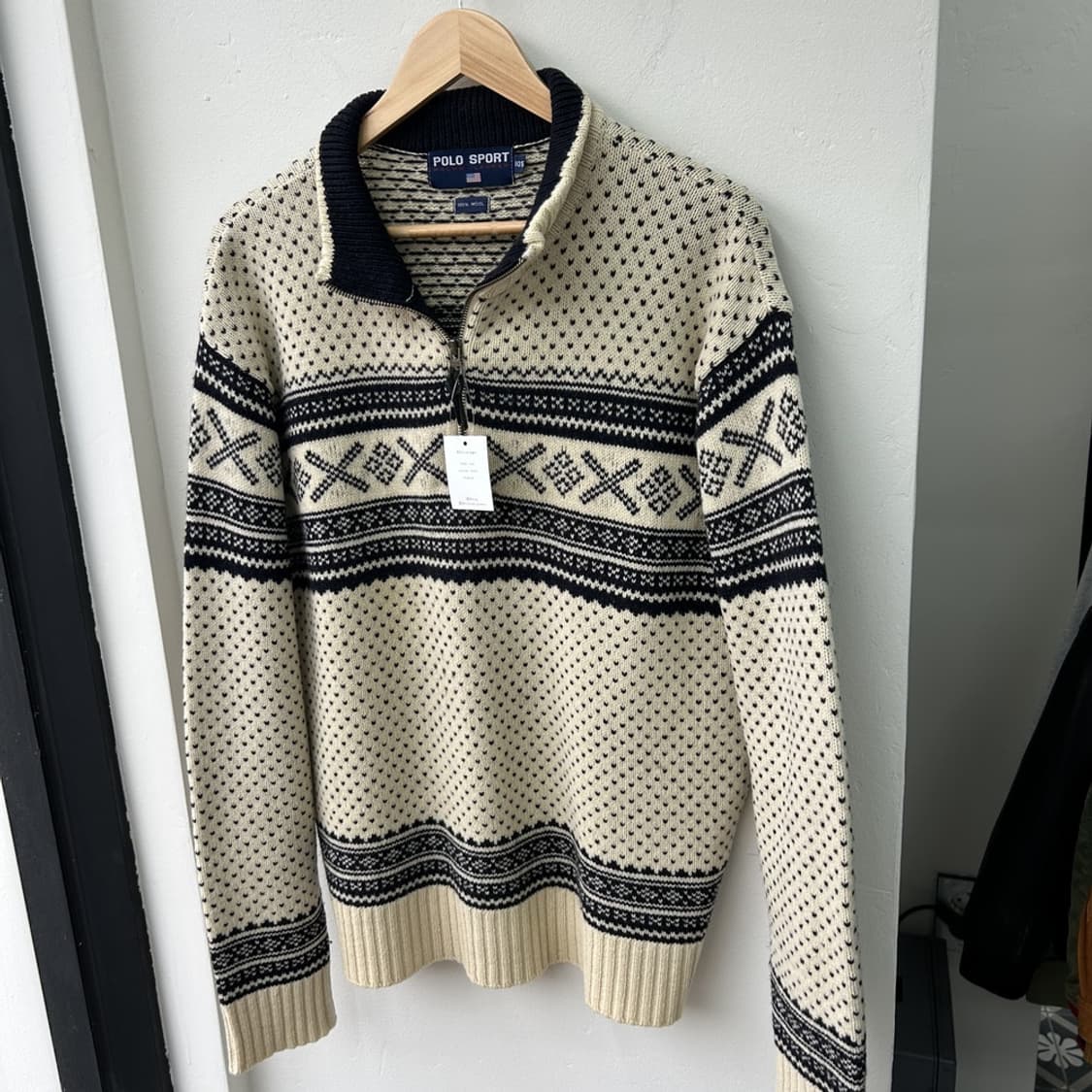 15899 - 폴로 랄프로렌 노르딕 반집업 울 니트 (울 100%) 상품이미지2