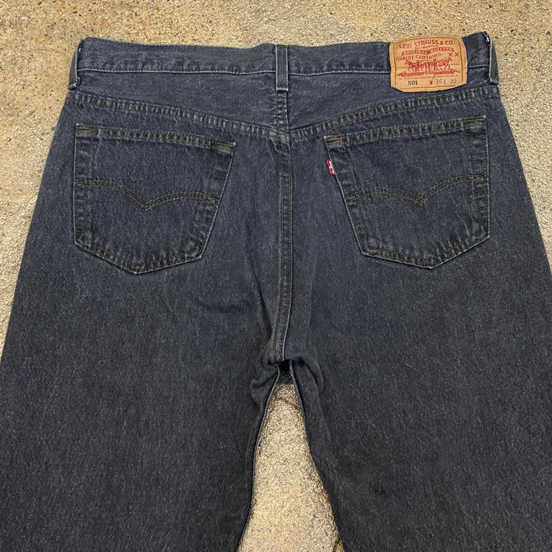 90s Made in USA 미국 빈티지 리바이스 501 블랙진 청바지 상품이미지6