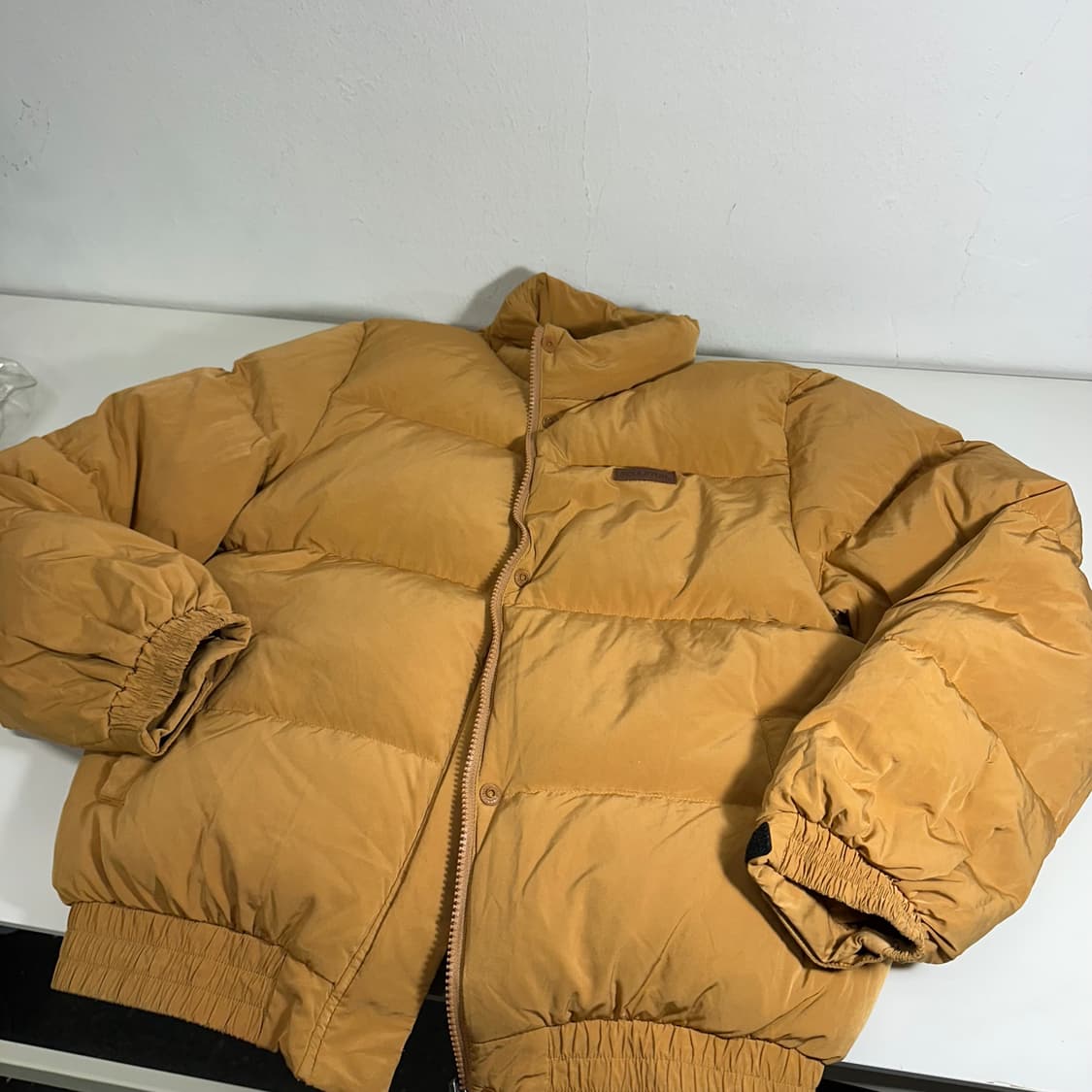 우먼FREE 스컬프터 카멜 리버시블 구스다운 패딩 상품이미지6