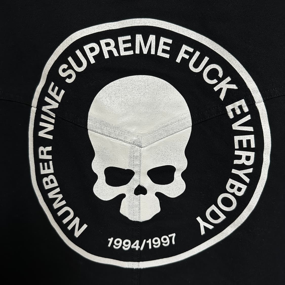 슈프림 넘버나인 포우 셔링 후드 코트 블랙 XL사이즈 상품이미지6