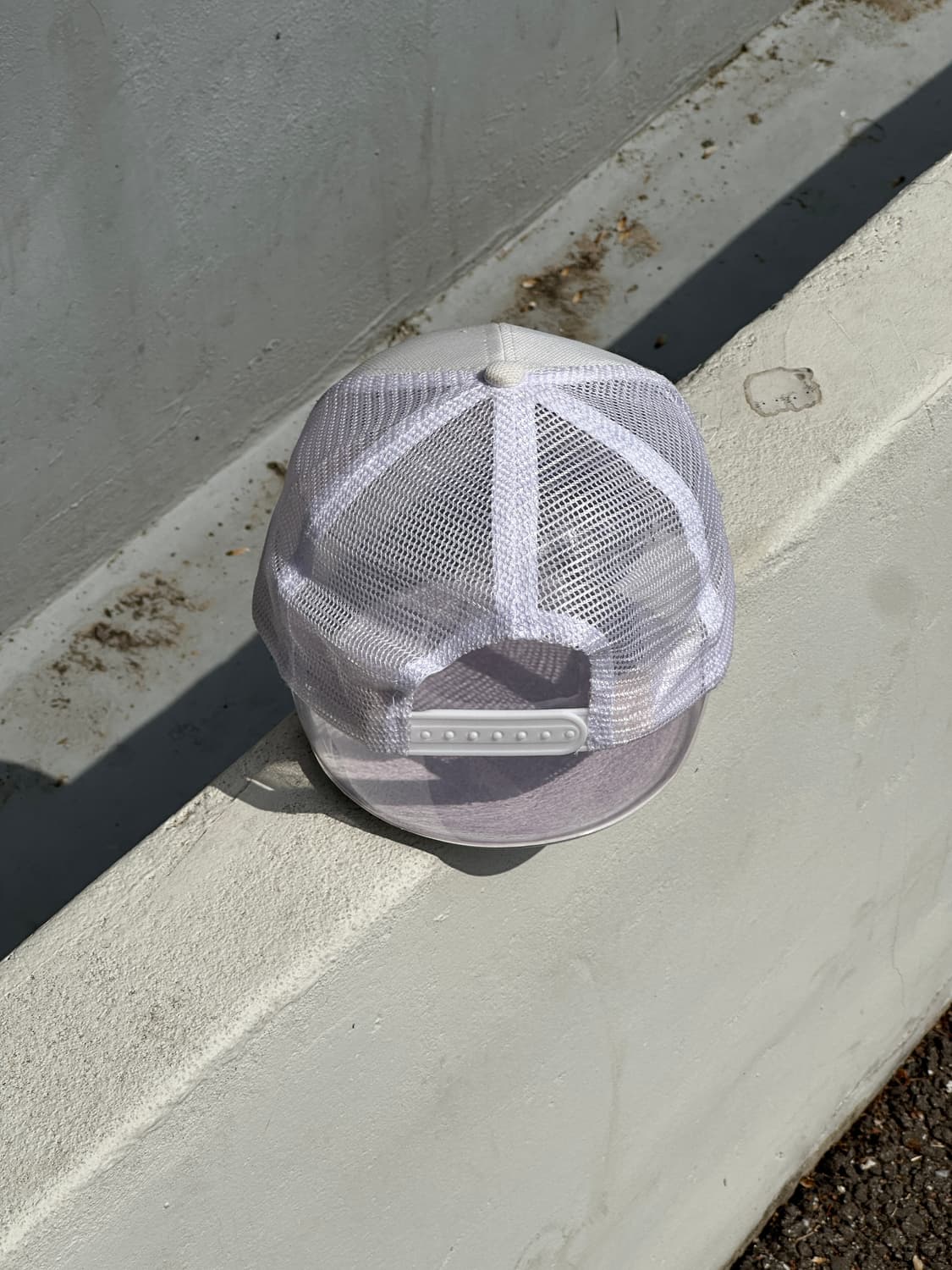 [F] ASOS 화이트 REGRET 빈티지 메쉬 트러커 볼캡 모자 상품이미지4