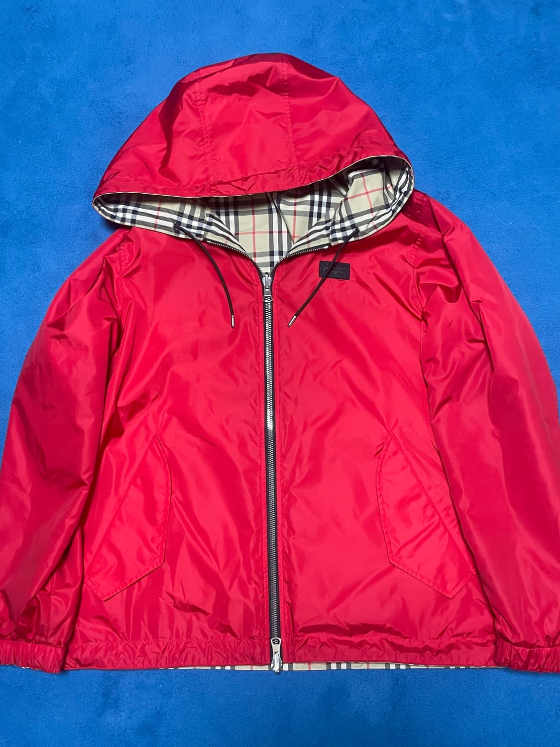 백화점판 새상품급 정품 버버리 리버시블 바람막이 자켓 상품이미지7