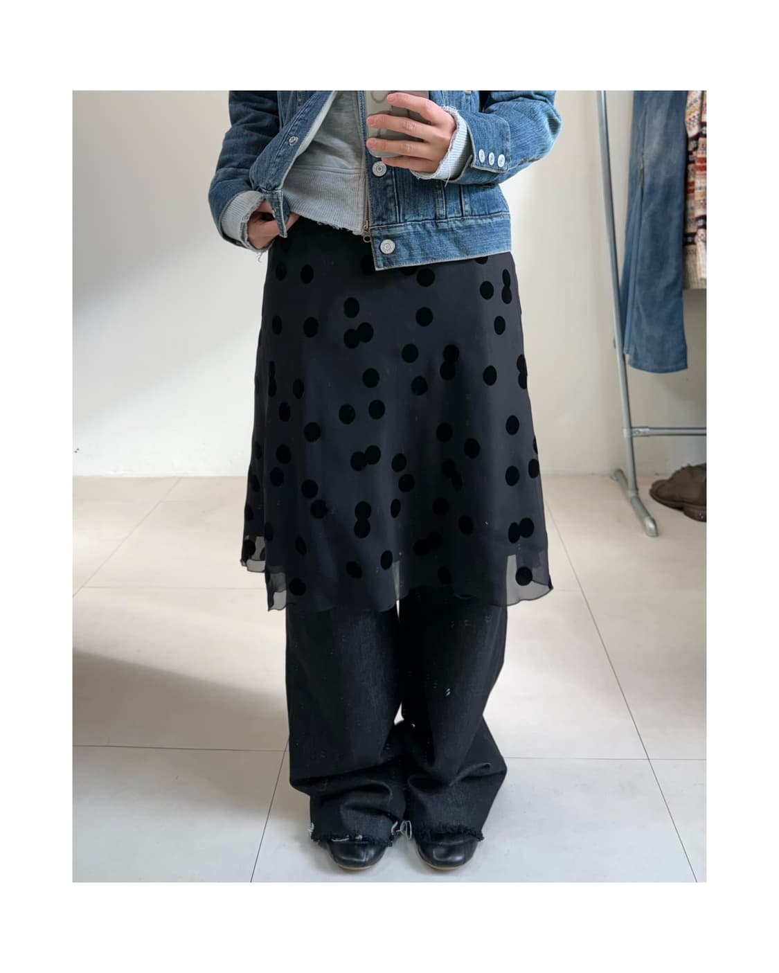 Sonia rykiel 도트 스커트 상품이미지1