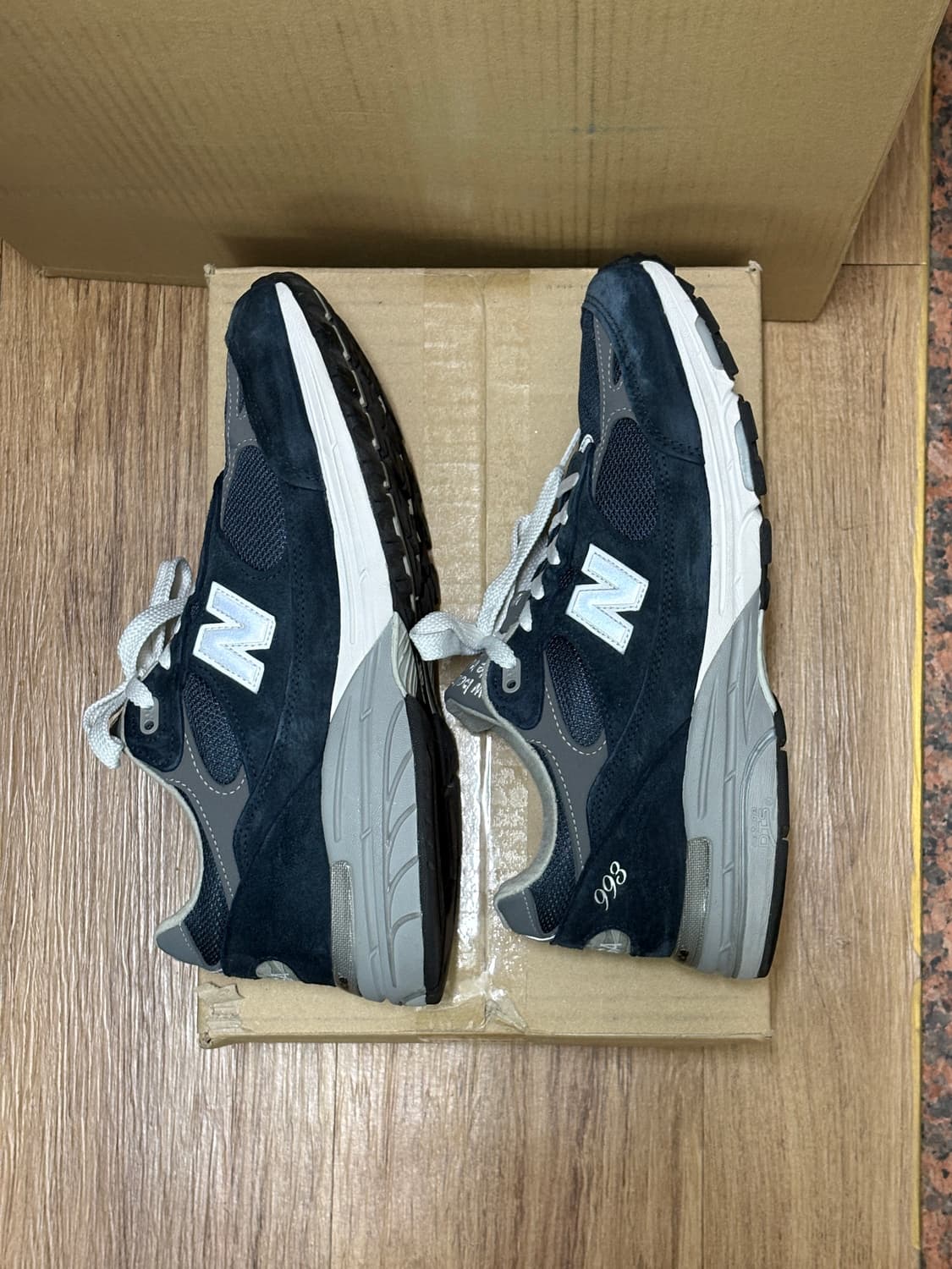 280) 뉴발란스 993 메이드 인 USA 네이비 - D 스탠다드 상품이미지4